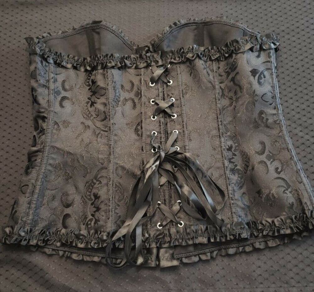 Beautiful Black Corset Top - Plus Size - Size 1XL - New
